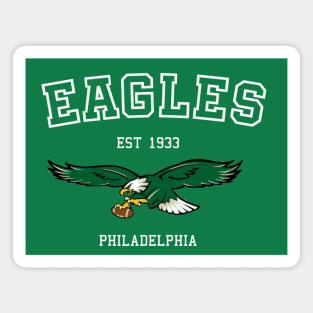 Vintage Eagles Football Magnet